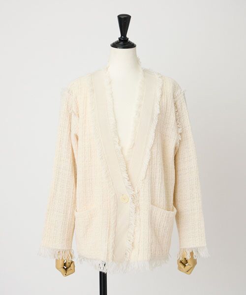 EPELER / イプリ カーディガン・ボレロ | ニットツイードジャケット | 詳細9