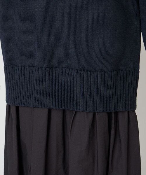 EPELER / イプリ ロング・マキシ丈ワンピース | キャンベルニットドッキングワンピース | 詳細5