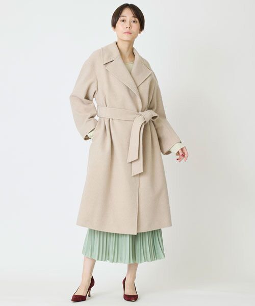 EPELER / イプリ その他アウター | スペリオルメルトンロングコート | 詳細1