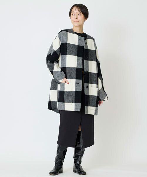 EPELER / イプリ その他アウター | バッファローチェックミドルコート | 詳細3