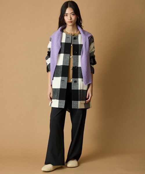 EPELER / イプリ その他アウター | バッファローチェックミドルコート | 詳細4