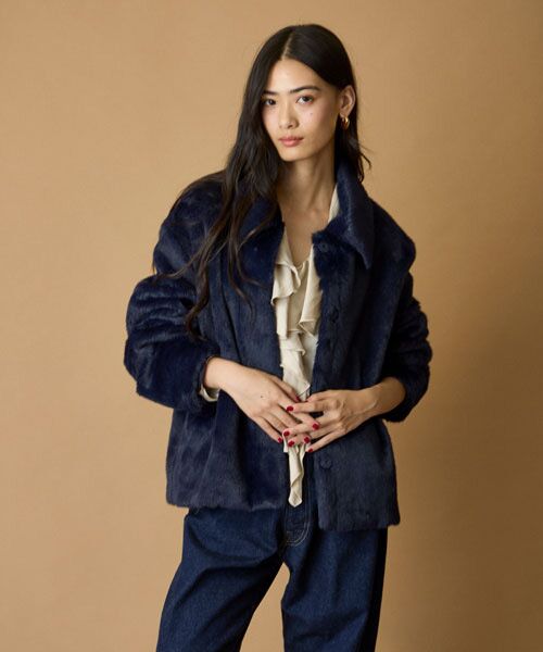 EPELER / イプリ その他アウター | フェイクファーショートコート | 詳細4