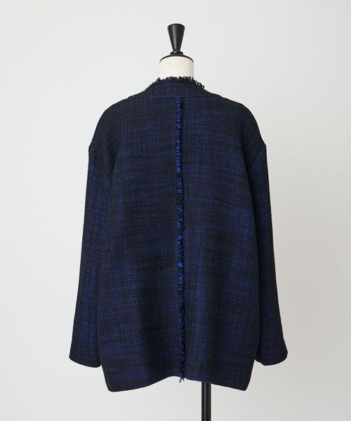 EPELER / イプリ ノーカラージャケット | ブライトカラーロービングジャケット | 詳細6