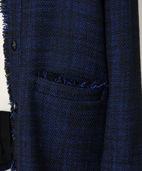 EPELER / イプリ ノーカラージャケット | ブライトカラーロービングジャケット | 詳細8