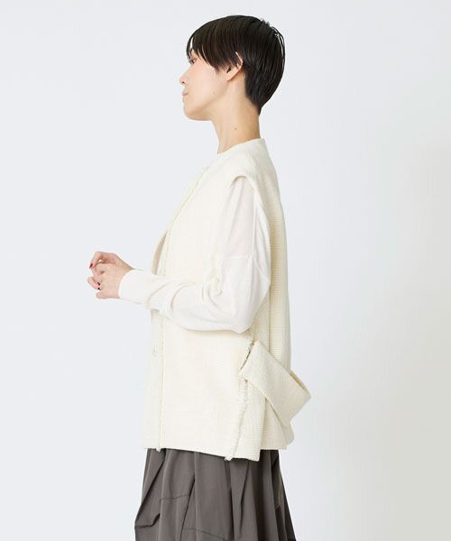 EPELER / イプリ ベスト | ブライトカラーロービングジレ | 詳細1