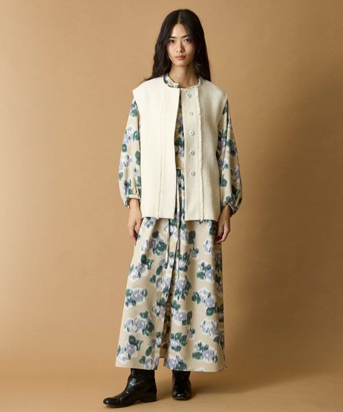 EPELER / イプリ ベスト | ブライトカラーロービングジレ | 詳細5