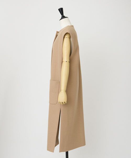 EPELER / イプリ その他アウター | カシミヤブレンドダブルクロスロングジレ | 詳細7