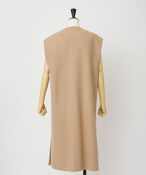 EPELER / イプリ その他アウター | カシミヤブレンドダブルクロスロングジレ | 詳細8