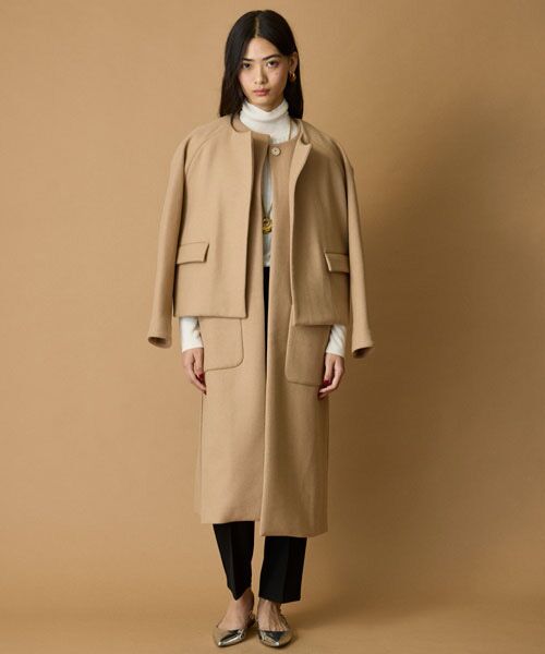 EPELER / イプリ ブルゾン | カシミヤブレンドダブルクロスブルゾン | 詳細2