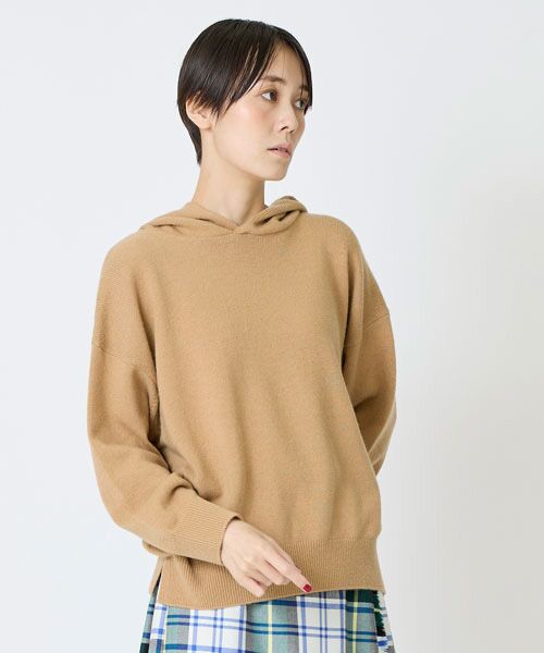 EPELER / イプリ ニット・セーター | プライムウールフーディ（キャメル）