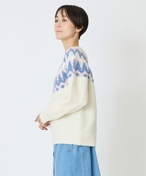 EPELER / イプリ ニット・セーター | ウールナイロンフェアアイルニット | 詳細1