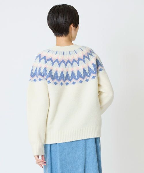 EPELER / イプリ ニット・セーター | ウールナイロンフェアアイルニット | 詳細2