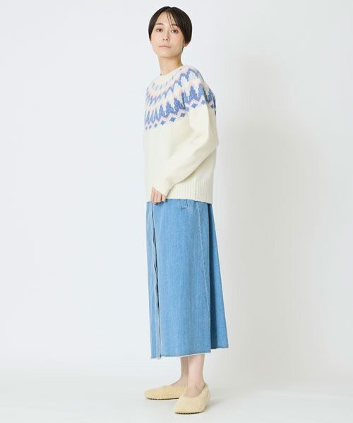 EPELER / イプリ ニット・セーター | ウールナイロンフェアアイルニット | 詳細3