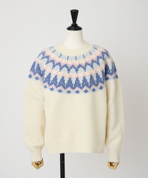 EPELER / イプリ ニット・セーター | ウールナイロンフェアアイルニット | 詳細4