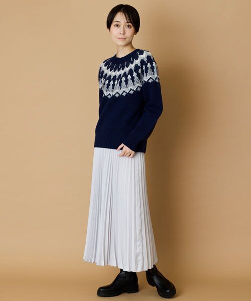 EPELER / イプリ ニット・セーター | ウールナイロンフェアアイルニット | 詳細5
