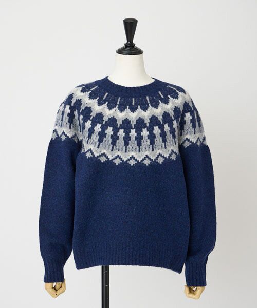 EPELER / イプリ ニット・セーター | ウールナイロンフェアアイルニット | 詳細6