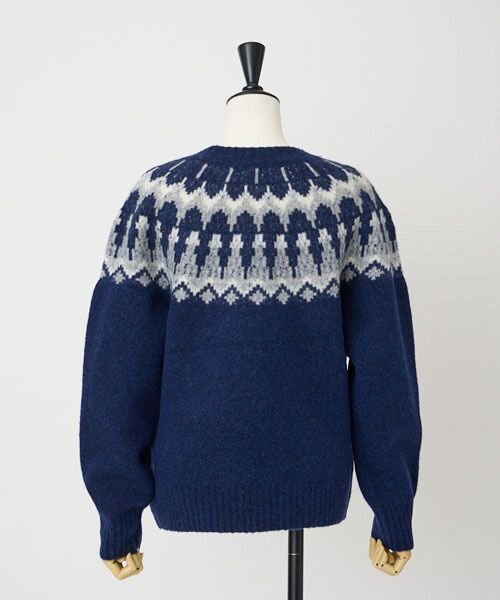 EPELER / イプリ ニット・セーター | ウールナイロンフェアアイルニット | 詳細8