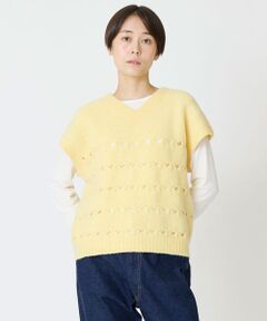 EPELER / イプリ ベスト | ウールナイロンニットベスト