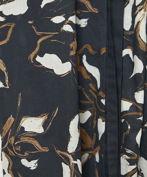 EPELER / イプリ ロング・マキシ丈ワンピース | バイカラーフラワープリントワンピース | 詳細14