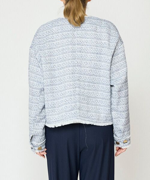 EPELER / イプリ ノーカラージャケット | ミックスツイードジャケット | 詳細7