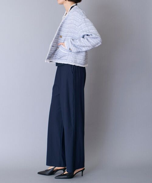 EPELER / イプリ ノーカラージャケット | ミックスツイードジャケット | 詳細10