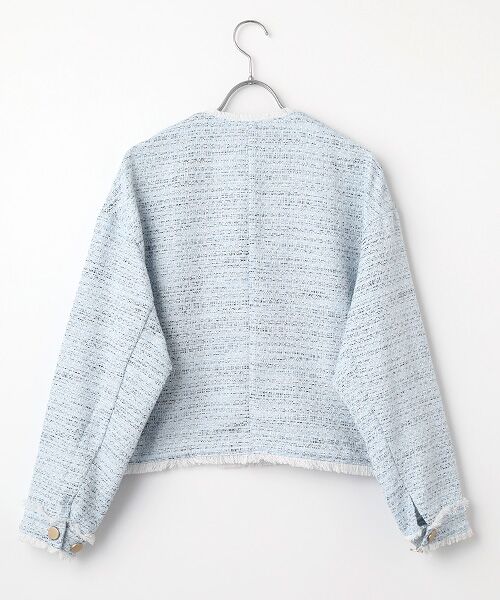 EPELER / イプリ ノーカラージャケット | ミックスツイードジャケット | 詳細11