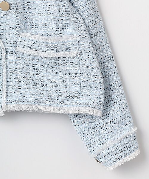 EPELER / イプリ ノーカラージャケット | ミックスツイードジャケット | 詳細13