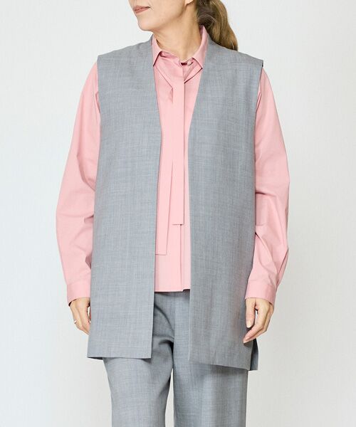 EPELER / イプリ ベスト | トロピカルウールジレ（グレー）