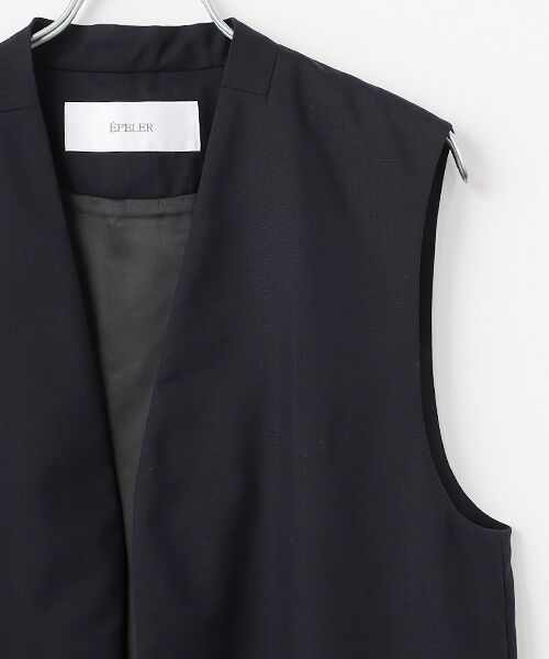 EPELER / イプリ ベスト | トロピカルウールジレ | 詳細10