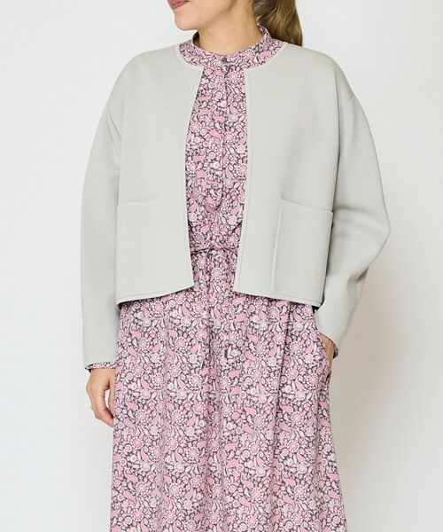 EPELER / イプリ ニット・セーター | ミラノリブニットジャケット（グレー）