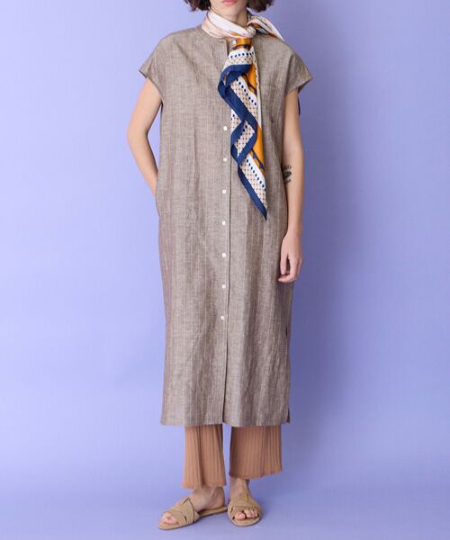 EPELER / イプリ その他パンツ | ヴィスコースナイロンリブパンツ（ベージュ）