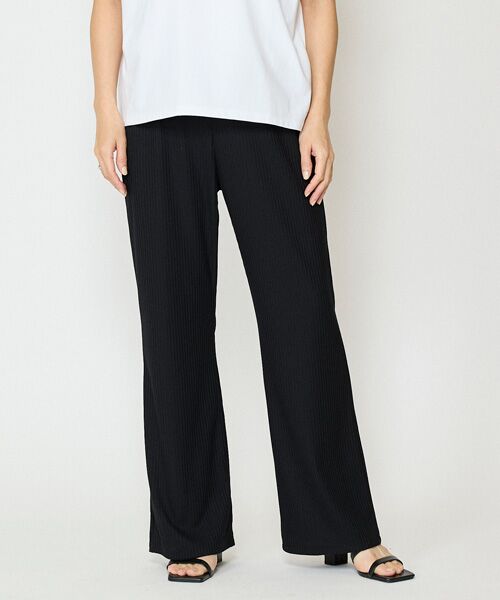 EPELER / イプリ その他パンツ | ストレッチリブパンツ（クロ）