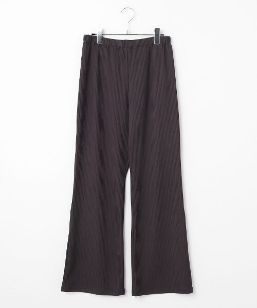 EPELER / イプリ その他パンツ | ストレッチリブパンツ（チャコールグレー）