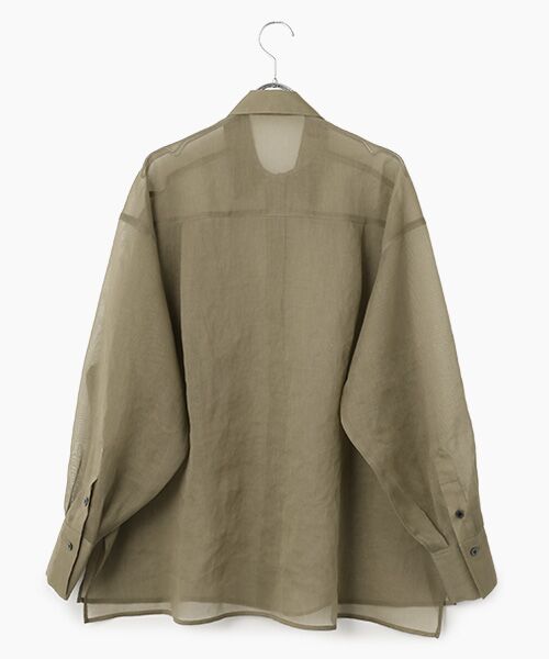 EPELER / イプリ シャツ・ブラウス | ソフトオーガンジーシャツ | 詳細2