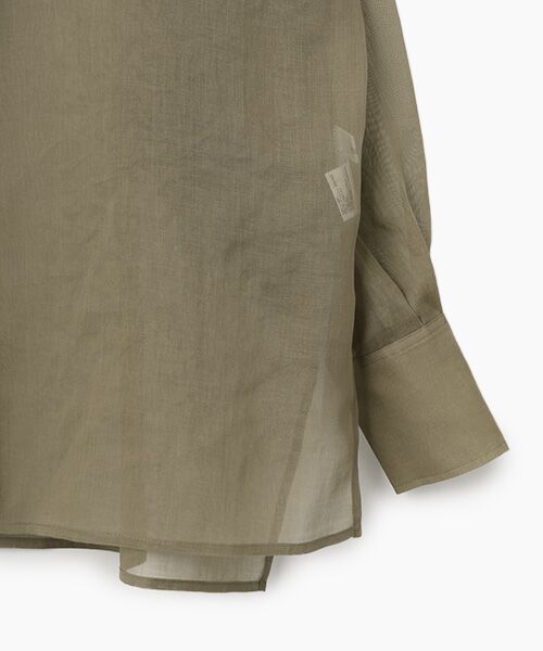 EPELER / イプリ シャツ・ブラウス | ソフトオーガンジーシャツ | 詳細4