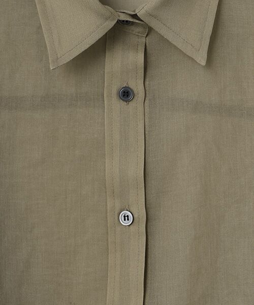 EPELER / イプリ シャツ・ブラウス | ソフトオーガンジーシャツ | 詳細5