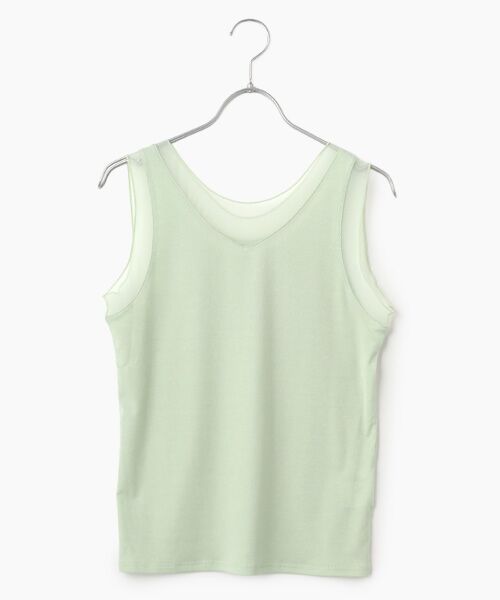EPELER / イプリ タンクトップ | フライスタンクトップ（キミドリ）