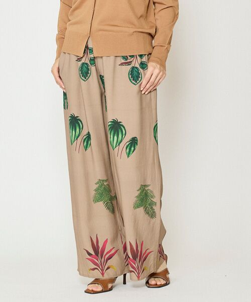 EPELER / イプリ その他パンツ | フラワープリントパンツ（ベージュ）