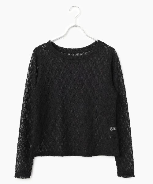 EPELER / イプリ その他トップス | レースプルオーバー（クロ）