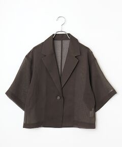 EPELER / イプリ テーラードジャケット | ソフトオーガンジージャケット