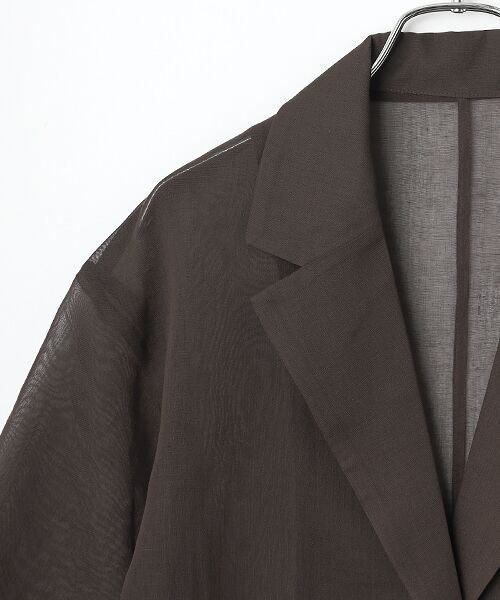EPELER / イプリ テーラードジャケット | ソフトオーガンジージャケット | 詳細2