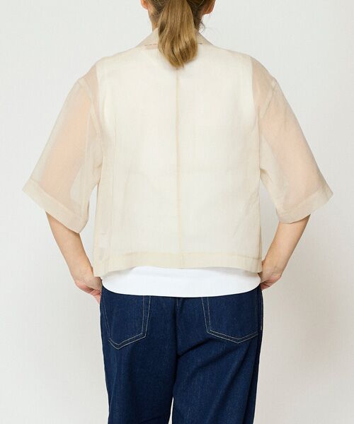 EPELER / イプリ テーラードジャケット | ソフトオーガンジージャケット | 詳細7