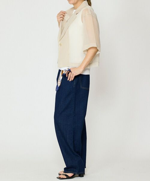 EPELER / イプリ テーラードジャケット | ソフトオーガンジージャケット | 詳細9