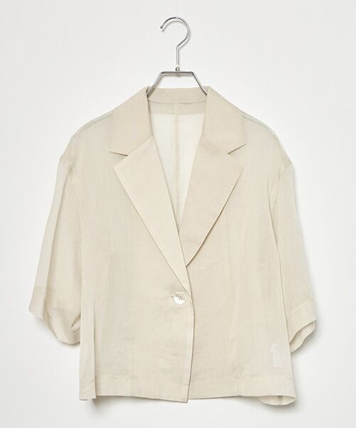 EPELER / イプリ テーラードジャケット | ソフトオーガンジージャケット | 詳細10