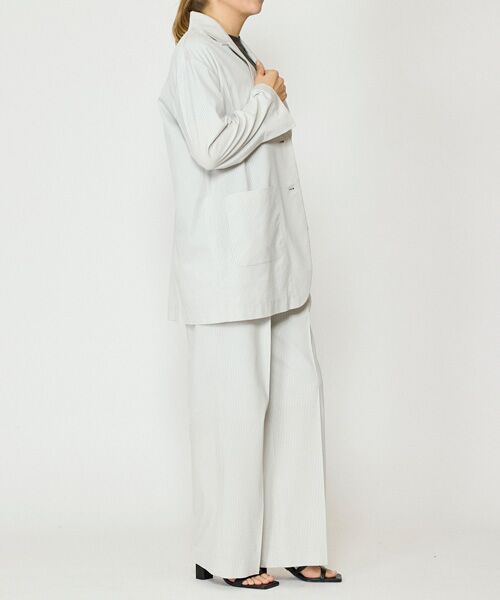 EPELER / イプリ テーラードジャケット | サッカーストライプジャケット | 詳細4