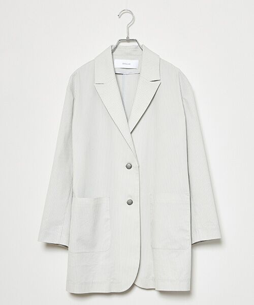 EPELER / イプリ テーラードジャケット | サッカーストライプジャケット | 詳細6