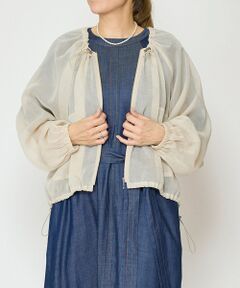 EPELER / イプリ ブルゾン | ソフトオーガンジーブルゾン