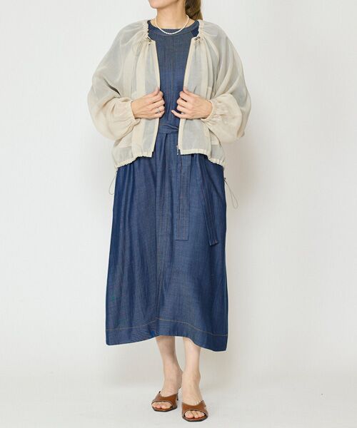 EPELER / イプリ ブルゾン | ソフトオーガンジーブルゾン | 詳細9