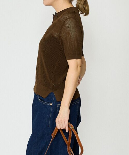 EPELER / イプリ ニット・セーター | コットンメッシュポロニット | 詳細1