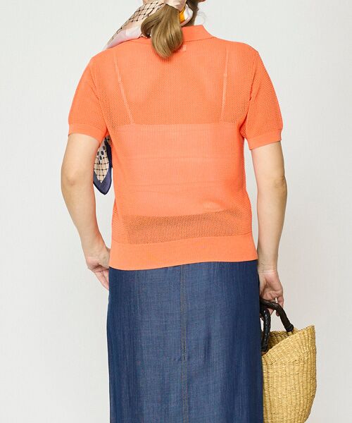 EPELER / イプリ ニット・セーター | コットンメッシュポロニット | 詳細11